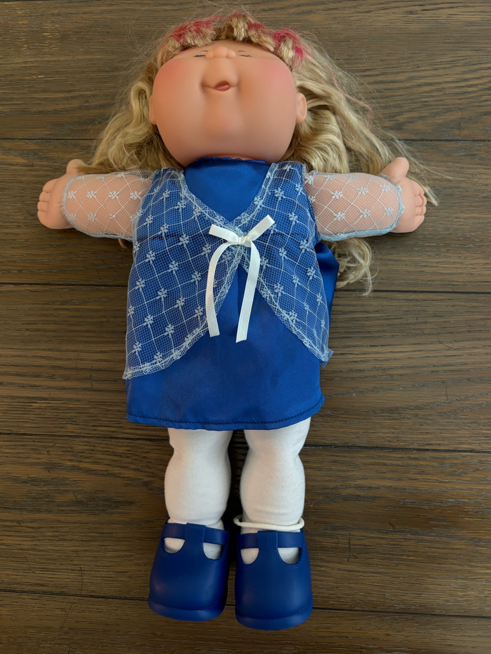 Cabbage Patch PA7 Blue Plush Kids Toy Doll - Great Condition